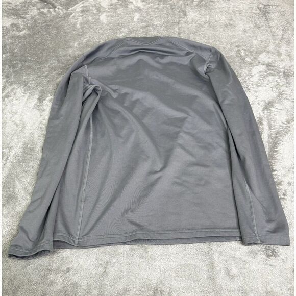 Nike Dri-Fit Men's Long Sleeve 1/4 Zip Training Athletic Shirt Size Medium Gray - Picture 2 of 11